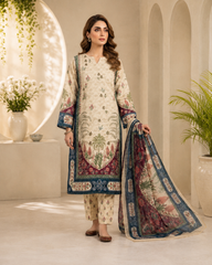 Botanical Grace Digital Printed Lawn 3 Piece Suit