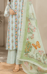 Sky Garden Digital Printed Lawn 3 Piece Suit