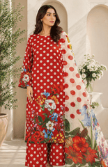 Ruby Bloom Digital Printed Lawn 3 Piece Suit