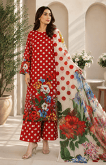 Ruby Bloom Digital Printed Lawn 3 Piece Suit