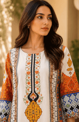 Royal Mosaic Digital Printed Lawn 3 Piece Suit