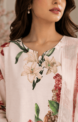 Blush Lily Digital Printed Lawn 3 Piece Suit