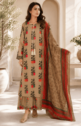 Desert Charm Digital Printed Lawn 3 Piece Suit