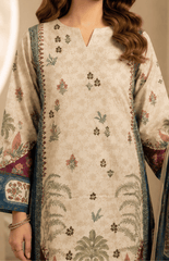 Botanical Grace Digital Printed Lawn 3 Piece Suit